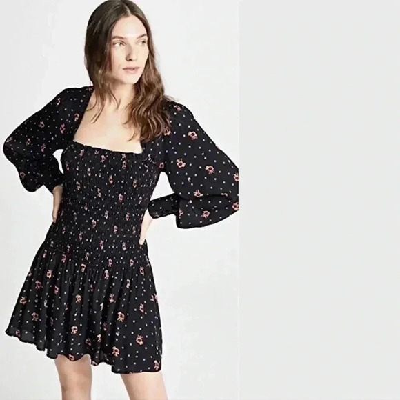 Free people Smocked Dress - Picture 1 of 8